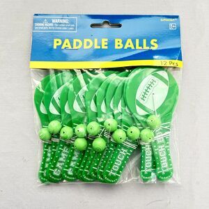 12 Pack Football Paddle Ball Party Games Goodie Bag Party Favors Gift Bags